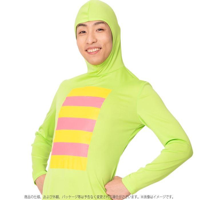 なりキャラ研究部 なり研 グリーンタイツマン 全身タイツ 男女兼用 黄緑 キャラクター風 全タイ おもしろ 仮装 変装 コスプレ コスチューム やるきゃんヤフー店 通販 Yahoo ショッピング