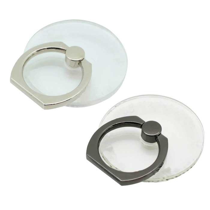 スマホリング スマートフォンリング クリア 丸型01 W39 H44 D7mm バウト Bsr02 v やるきゃんヤフー店 通販 Yahoo ショッピング