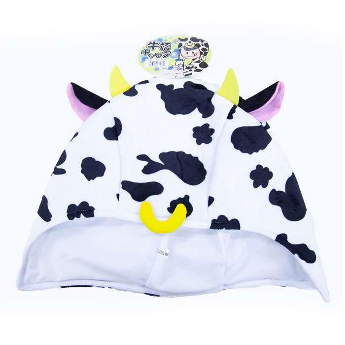 あすつく 牛柄キャップ 帽子 キャップ 干支 年賀状撮影 丑年 うし 牛 21年干支 令和3年 お正月 仮装 変装 コスプレ 雑貨 小道具 やるきゃんヤフー店 通販 Yahoo ショッピング