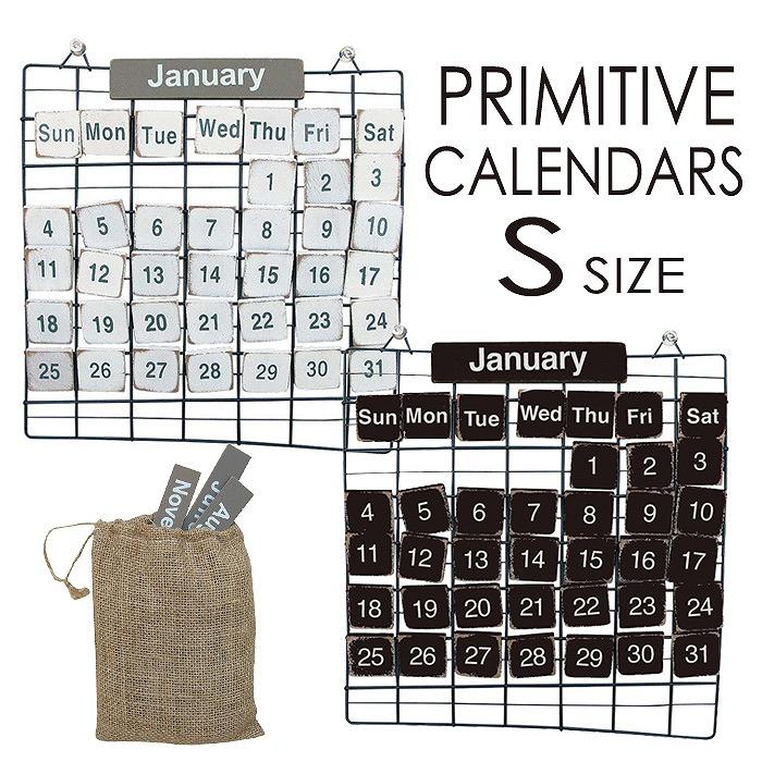 Primitive Calendar S カレンダー 万年カレンダー おしゃれ カッコイイ v やるきゃんヤフー店 通販 Yahoo ショッピング