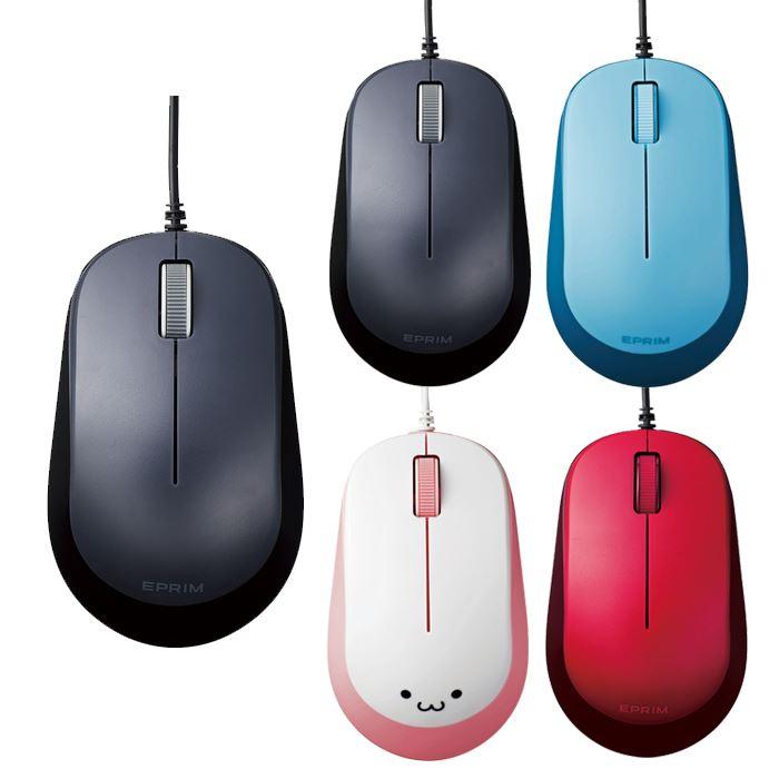 マウス 有線マウス 3ボタン 2020A W新作送料無料 美品 BlueLED有線マウス ケーブル長1.5ｍ M-Y8UB エレコム 3ボタンマウス 挿すだけ一発接続