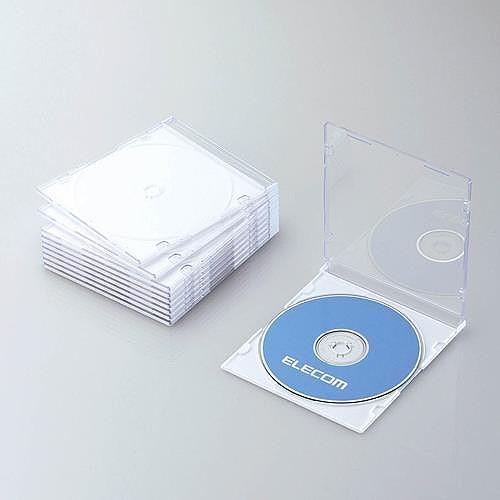 あすつく 代引不可 エレコム Blu Ray Dvd Cdケース スリム Ps 1枚収納
