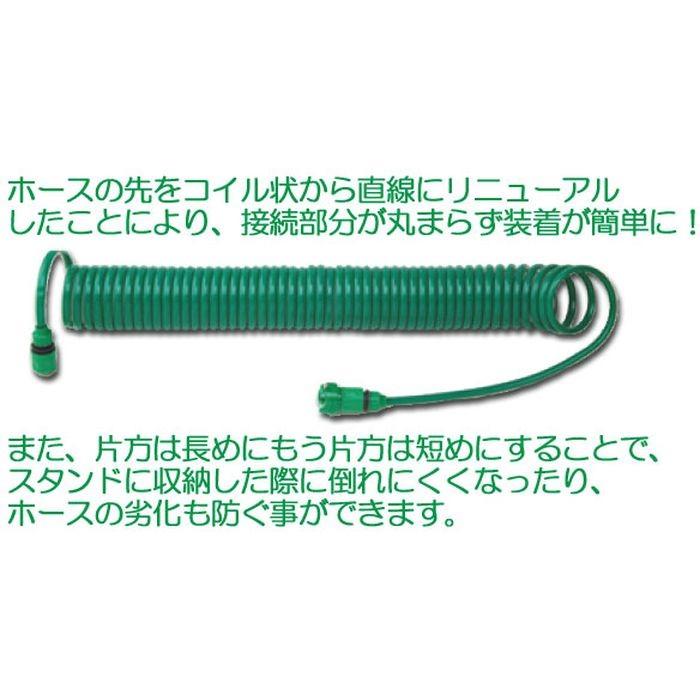 首振りヘッドと9種類のノズルで水やりがラクラク 首振りガーデンコイルホース スタンドセット ピンク 富士商 H548 Pk やるきゃんヤフー店 通販 Yahoo ショッピング