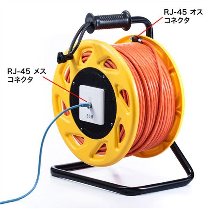 Lanケーブル Cat7 巻取り延長式 80m ケーブルリール ツメ折れ防止カバー付き サンワサプライ Kb Mke20 4969887754160 やるきゃんヤフー店 通販 Yahoo ショッピング