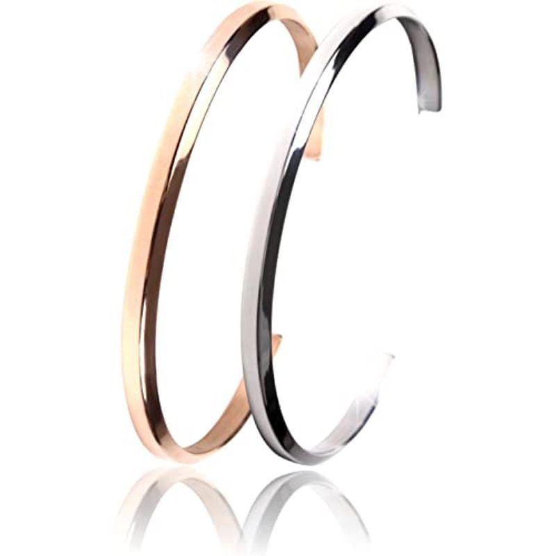 気質アップ ペアアクセサリー Dean Olsen さり気ない輝き ペア バングル 人気 ブレスレット サージカルステンレス プレゼント バングルメンズ バングルレディー Www Threeriversofs Com