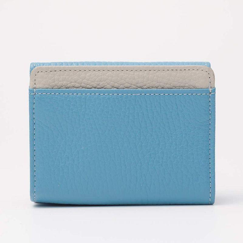 ジウディ Giudi 三つ折り財布 イタリア製 本革 財布 ミニ財布 三つ折り財布 バイカラー コンパクト 財布 イタリア製 レディース セール対象 Baker Hero オーシャンブルー Street