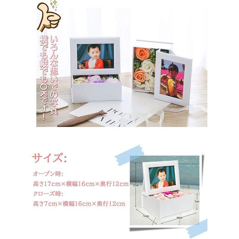 WEISHY 母の日のプレゼント ソープフラワー フォトフレーム 誕生日プレゼント 女性 造花 ホワイトデー お返し ギフト おしゃれグッズ|konannan|03
