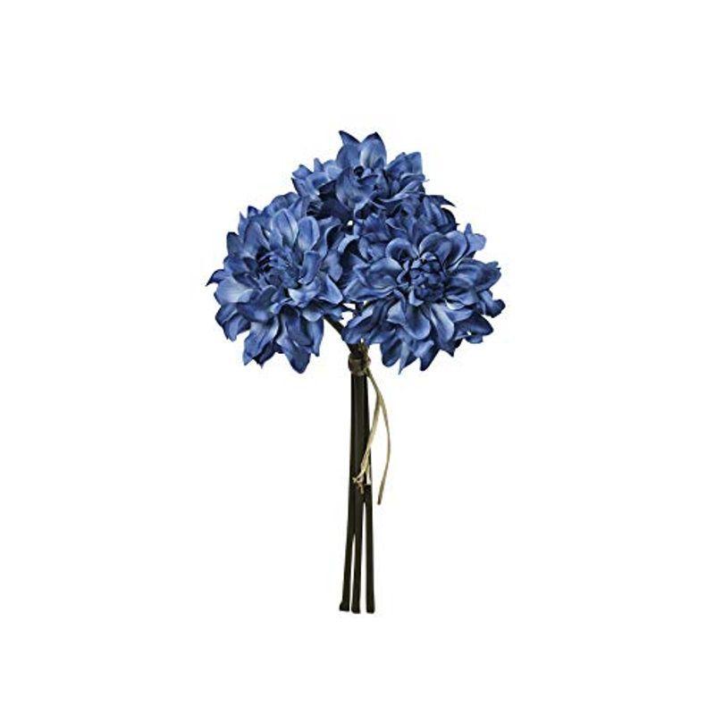完売 Asca 造花 ダリアバンチ ブルー 24cm A 337 009 Cisama Sc Gov Br