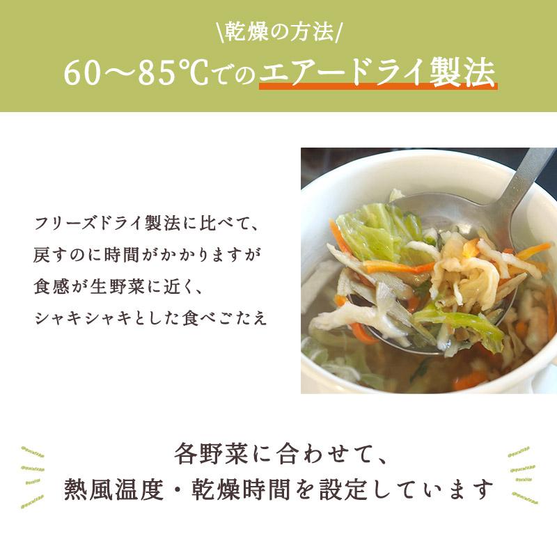 乾燥野菜 国産100% 無添加 大容量 青森の根菜ミックス ごぼう 大根 にんじん 長いも キャベツ 食物繊維たっぷり やさいマルシェ 100g×2袋セット｜konbu-genzouya｜10