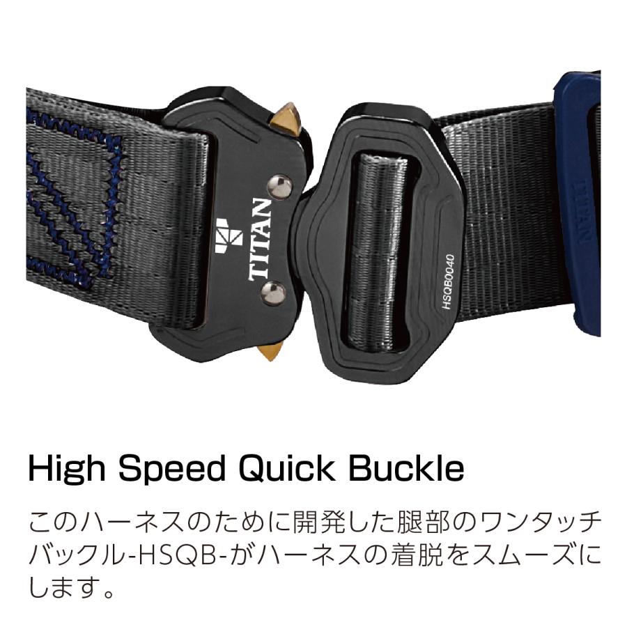 フルハーネス 新規格 安全帯 巻取り式ランヤード×2 フルハーネス セット RICORO-N HL-MR型 + PAHN-10A-BL-M Mサイズ 墜落制止用器具 サンコーの画像