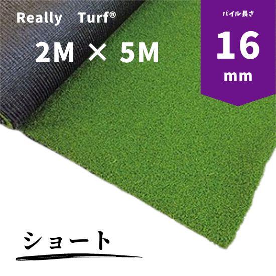人工芝 リアリーターフ　ショート　4個セット　ラスト出品 リアリーターフⓇ人工芝ショート（パイル長16mm）2m×5m