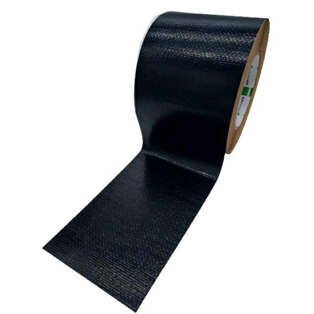 防草シート用固定テープ 1o.930 100mm x 20m グリーン/ブラック