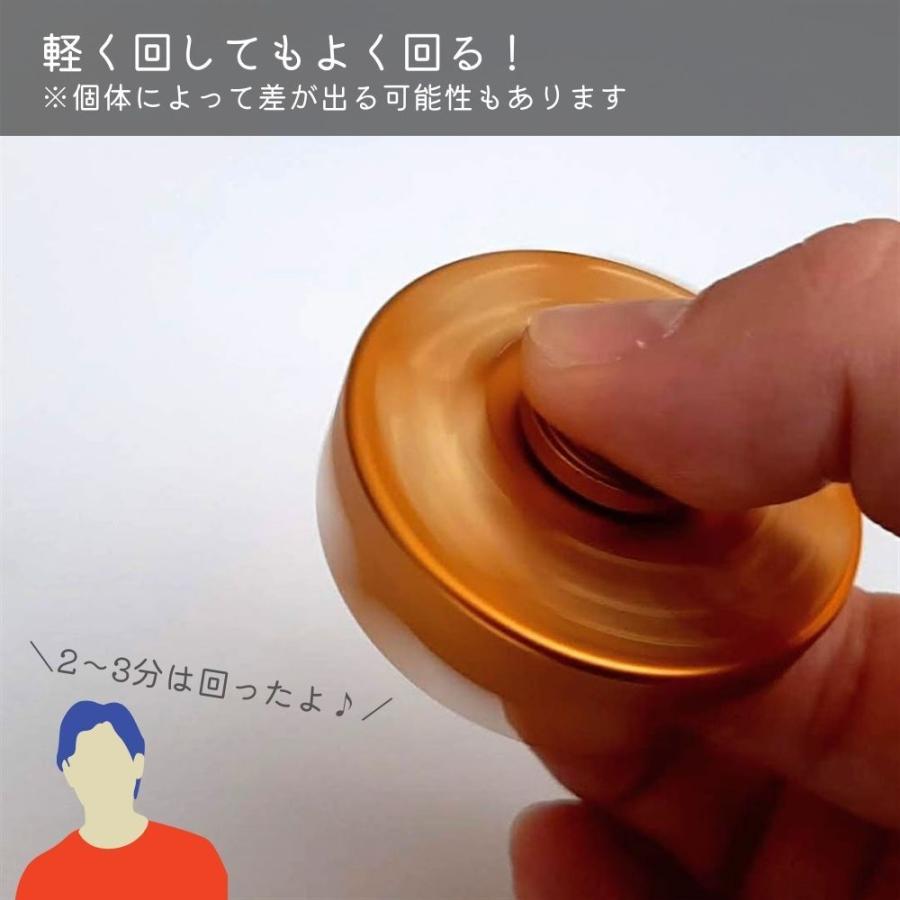 ハンドスピナー リボルバー ゴールド よく回る ステンレス 民族｜koneka-store｜05