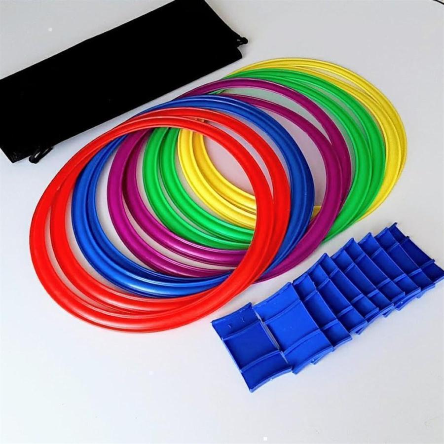 ケンパリング 運動 知育 ラダー 体幹 トレーニング 保育園 10本セット