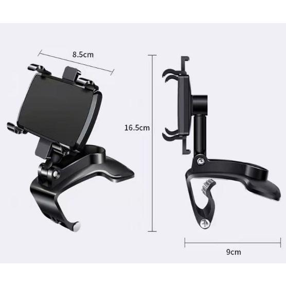 スマホホルダー クリップ式 360度回転 スマホ車載ホルダー 車 スマホ