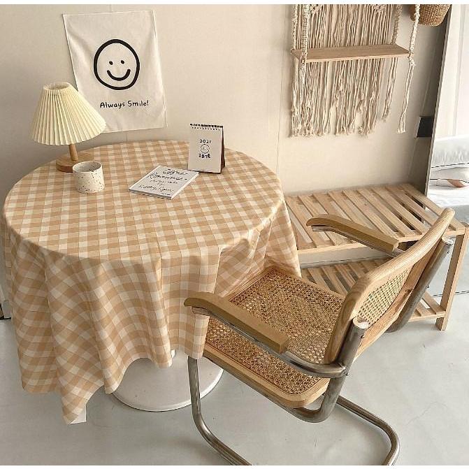 テーブルクロス カフェ風 撥水 北欧 70cm×70cm ギンガムチェック