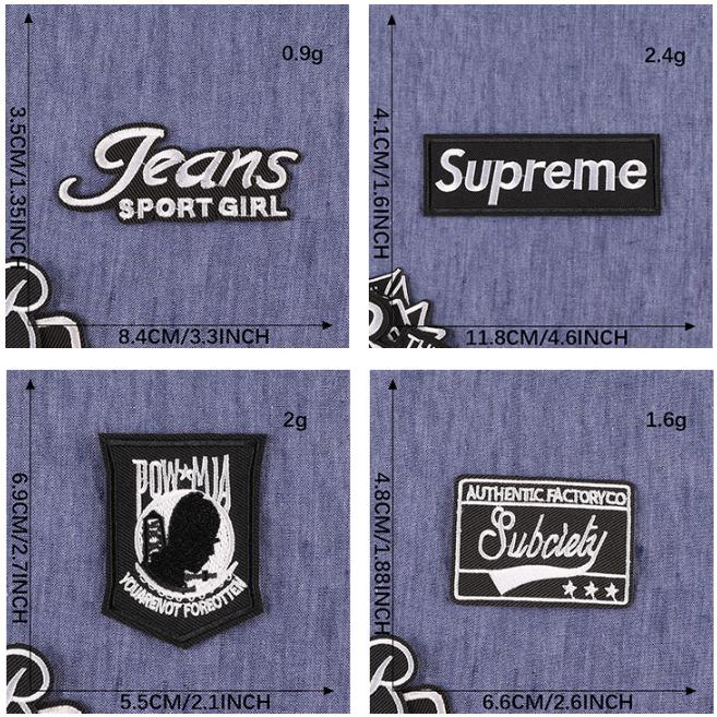 アイロン ワッペン 刺繍ワッペン 21枚 セット リメイク おしゃれ