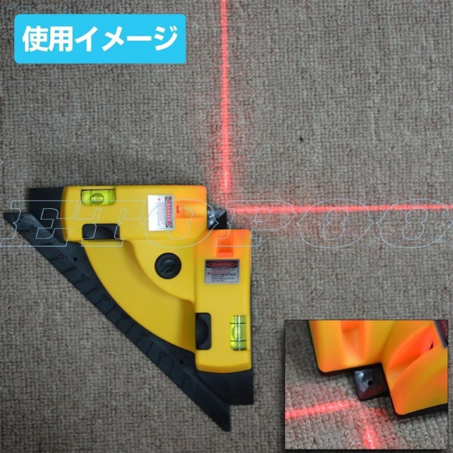 直角レーザーレベル 90度 水平器 測定 垂直｜koneka-store｜02