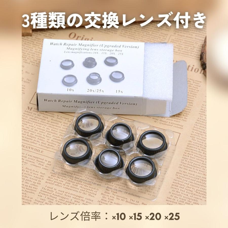 「遺品整理」アクセサリー　ブローチ　時計　眼鏡　まとめ売り Amazon.co.jp: 時計屋モノクルルーペ拡大鏡、宝石商ルーペ拡大鏡