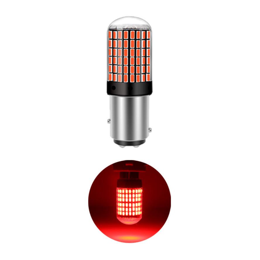 LED レッド S25 バルブ 2個セット 車用 ブレーキランプ テールランプ