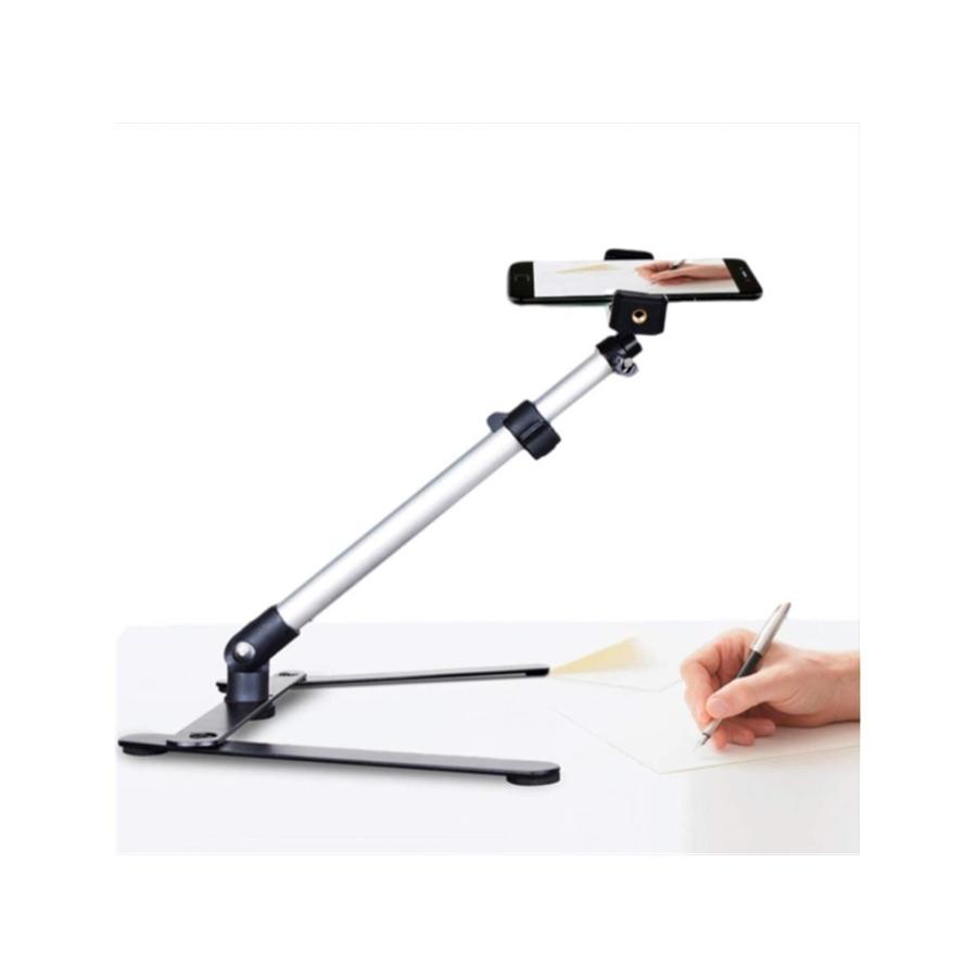 スマホスタンド 三脚 手元撮影 垂直撮影 伸縮 真下撮影