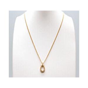 K18馬蹄IIダイヤペンダントトップ ダイヤ：0.07ct サイズ：約13mm 