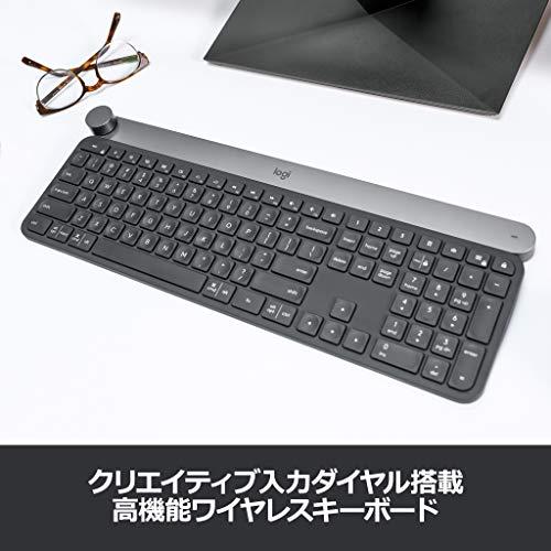 ロジクール キーボード ワイヤレス 無線 KX1000s bluetooth CRAFT Unifying Windows Mac 薄型 KX1000 国内正規品｜konintodoke｜02