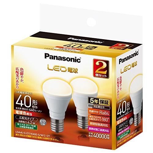 パナソニック ミニクリプトン型 LED電球 E17口金 電球40形相当 パナソニック ミニクリプトン型 LED電球 E17口金 電球40形相当