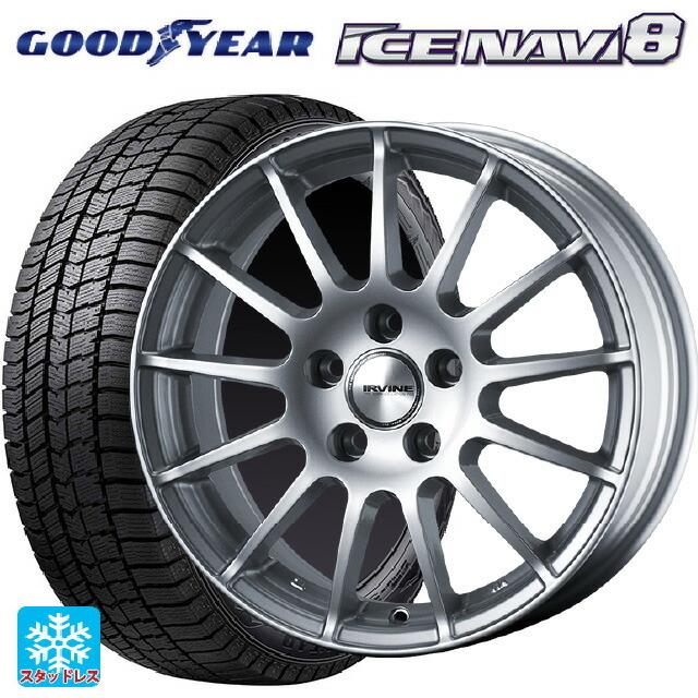 アバルト アバルト500(312系)用 185/55R15 82Q グッドイヤー アイスナビ8 アーヴィン F01スタッドレスタイヤホイール 4本セット｜konishi-tire