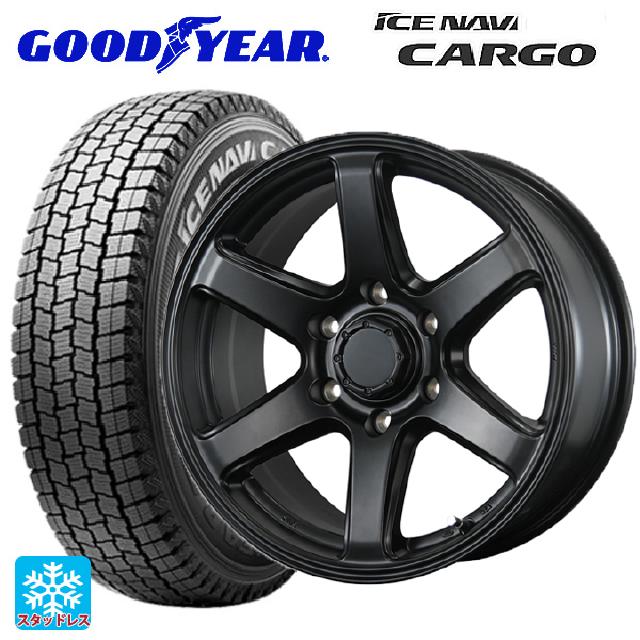 【GY ICENAVI CARGO 195/80R15 107/105L LT】スタッドレス【TOYOTA 200系ハイエース 純正ホイール 15インチ 6J6HPCD139.7+35】　(VTN025MS) アイスナビ CARGO トヨタ ハイエース(200系)用 195/80R15 107/105N