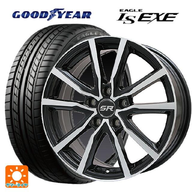 送料無料 サマータイヤホイール 4本セット 225/55R17 97V グッドイヤー イーグル LS EXE エルベ Vスポーク 17-7J