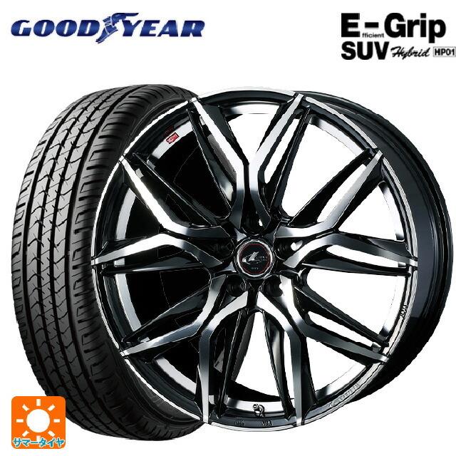Efficient Grip - 貨物輸送無料 サマータイヤホイール 4本仕掛ける 225/65R18 103H グッドイヤー エフィシェントグリップSUV HP01 ウェッズ レオニス L タイヤ、ホイール-自動車