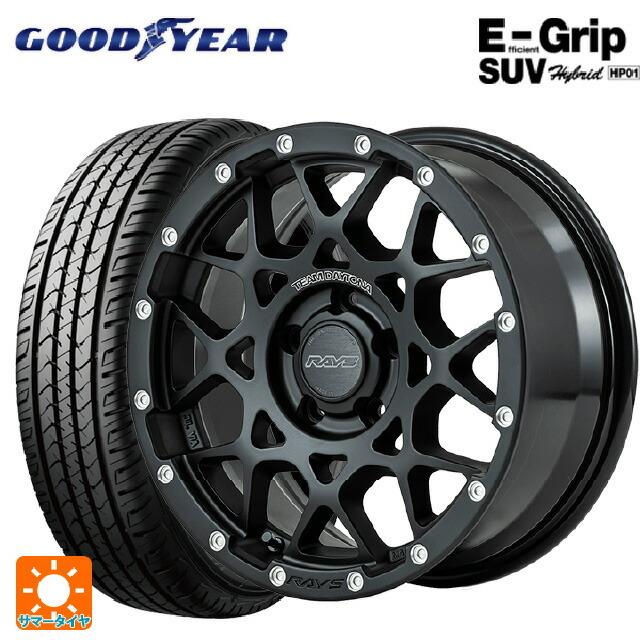 送料無料 サマータイヤホイール 4本セット 225/55R17 97V グッドイヤー エフィシェントグリップSUV HP01 レイズ チームデイトナ