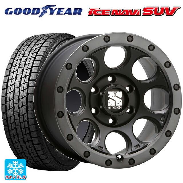 送料無料 スタッドレスタイヤホイール 4本セット 2025年製 225/60R18 100Q グッドイヤー アイスナビ SUV エムエルジェイ エクス