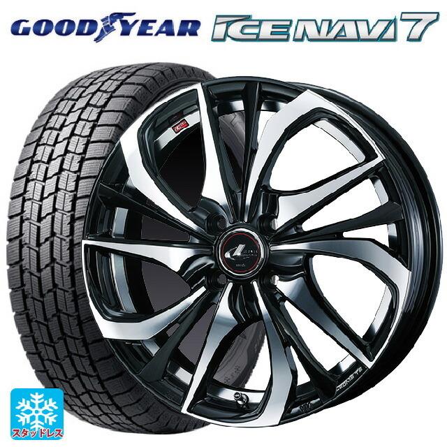 送料無料 スタッドレスタイヤホイール 4本セット 185/65R15 88Q グッドイヤー アイスナビ7(数量限定) # ウェッズ レオニス TE 1