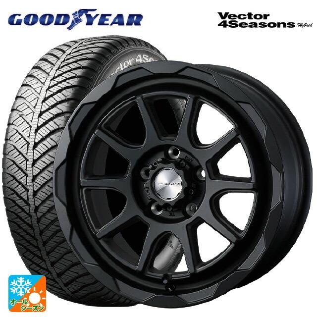 送料無料 オールシーズンタイヤホイール 4本セット 215/65R16 98H グッドイヤー ベクターフォーシーズンズ ハイブリッド ウェッズ マッド
