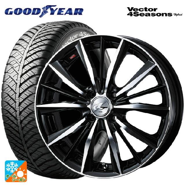Vector（グッドイヤー） - 貨物輸送無料 オールシーズンタイヤホイール 4本仕掛ける 175/60R16 82H グッドイヤー ベクターフォーシーズンズ 変わり種 ウェッズ レオニ タイヤ、ホイール-車、バイク、自転車-オールシーズンタイヤ、ホイールセット