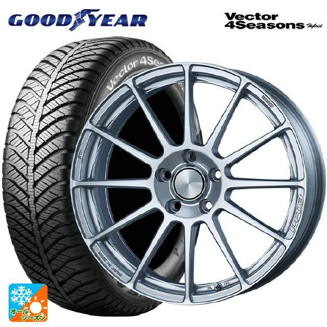 送料無料 オールシーズンタイヤホイール 4本セット 225/55R17 101H XL グッドイヤー ベクターフォーシーズンズ ハイブリッド エンケイ