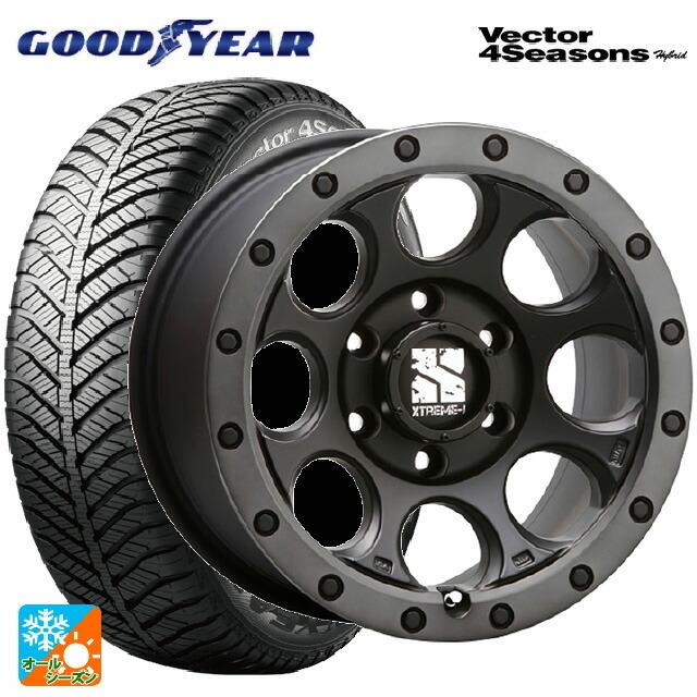 送料無料 オールシーズンタイヤホイール 4本セット 215/45R17 91H XL グッドイヤー ベクターフォーシーズンズ ハイブリッド エムエルジ