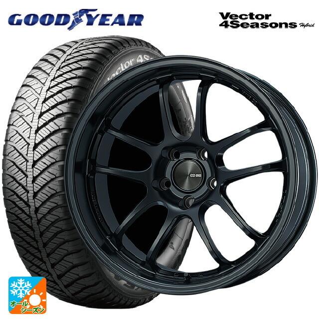 Vector（グッドイヤー） - 貨物輸送無料 オールシーズンタイヤホイール 4本仕掛ける 235/50R18 101H XL グッドイヤー ベクターフォーシーズンズ 変わり種 エンケイ タイヤ、ホイール-自動車