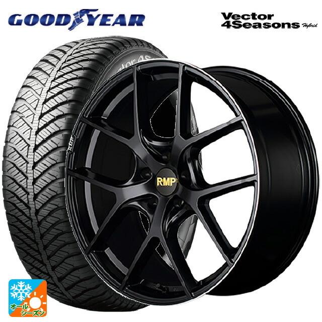送料無料 オールシーズンタイヤホイール 4本セット 225/45R18 91H グッドイヤー ベクターフォーシーズンズ ハイブリッド エムアイディー