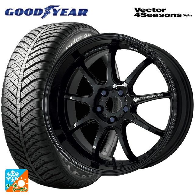 送料無料 オールシーズンタイヤホイール 4本セット 225/40R18 92H XL グッドイヤー ベクターフォーシーズンズ ハイブリッド ワーク エ