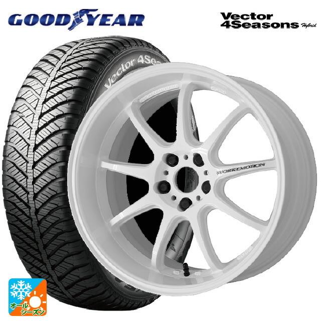 送料無料 オールシーズンタイヤホイール 4本セット 225/40R18 92H XL グッドイヤー ベクターフォーシーズンズ ハイブリッド ワーク エ