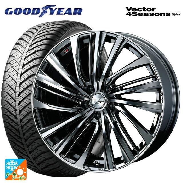 送料無料 オールシーズンタイヤホイール 4本セット 225/40R18 92H XL グッドイヤー ベクターフォーシーズンズ ハイブリッド ウェッズ