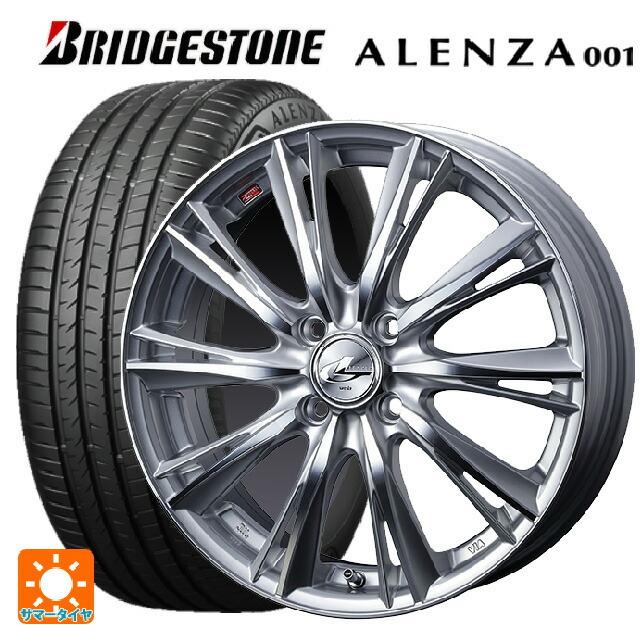 送料無料 サマータイヤホイール 4本セット 225/65R17 102H ブリヂストン アレンザ001 正規品 ウェッズ レオニス WX 17-7J
