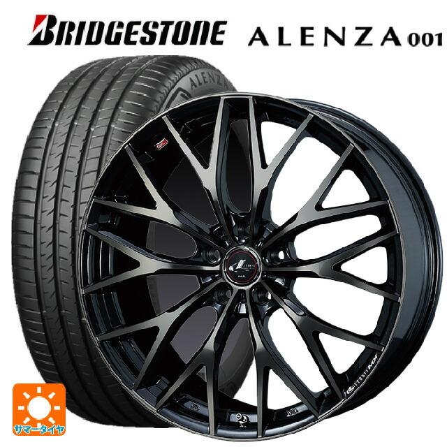 ALENZA - 貨物輸送無料 サマータイヤホイール 4本仕かける 235/55R18 100V ブリヂストン アレンザ001 定まり品 # ウェッズ レオニス MX 18-8