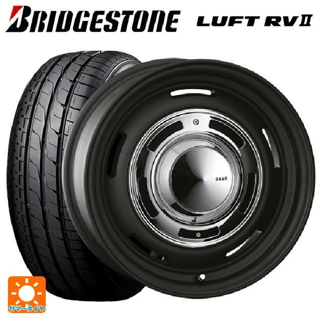 送料無料 サマータイヤホイール 4本セット 215/65R16 98H ブリヂストン ルフトRV2(日本製) 正規品 # クリムソン ディーン クロス