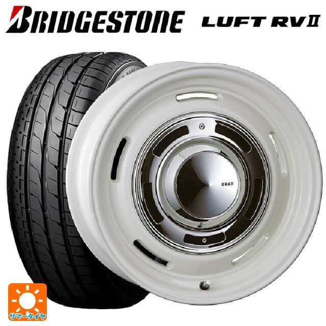 送料無料 サマータイヤホイール 4本セット 215/65R16 98H ブリヂストン ルフトRV2(日本製) 正規品 # クリムソン ディーン クロス