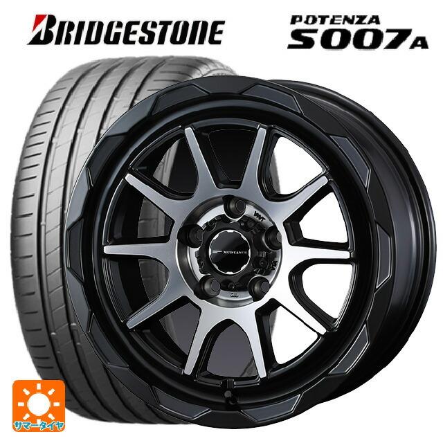 送料無料 サマータイヤホイール 4本セット 235/45R17 97Y XL ブリヂストン ポテンザ S007A 正規品 ウェッズ マッドヴァンス06