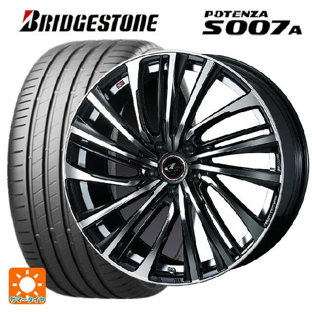 送料無料 サマータイヤホイール 4本セット 225/45R19 96Y XL ブリヂストン ポテンザ S007A 正規品 ウェッズ レオニス FS 1